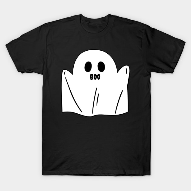 Cute Ghost Boo T-Shirt by Bruno Pires